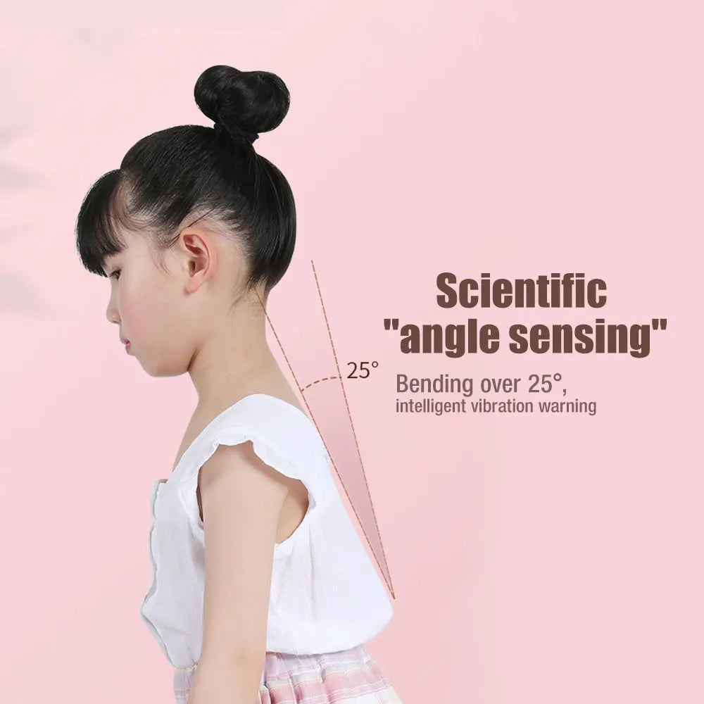 Smart Posture Corrector Vibration Posture Training Reminder Sensor Back Posture Neck Hump Correction Brace for Adult Kids