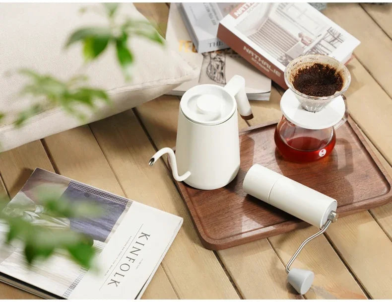 Timemore Fish Smart Electric Pour Over Kettle 600ml 220v Fine Mouth Temperature Control Customize Hand Brew Coffee Pot