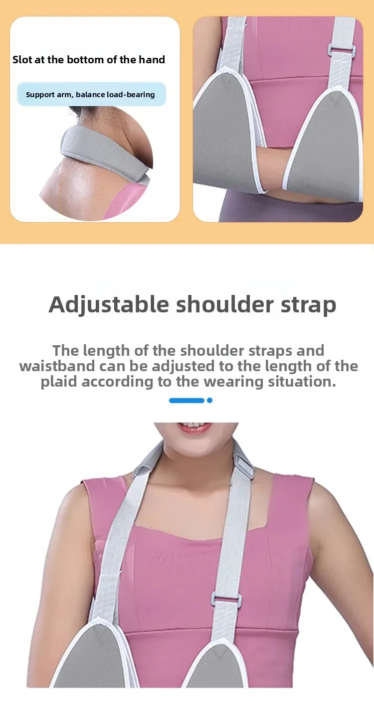 Premium Arm Sling & Forearm Support Brace - Adjustable Shoulder/Elbow Immobilizer with Breathable Mesh & Padded Comfort