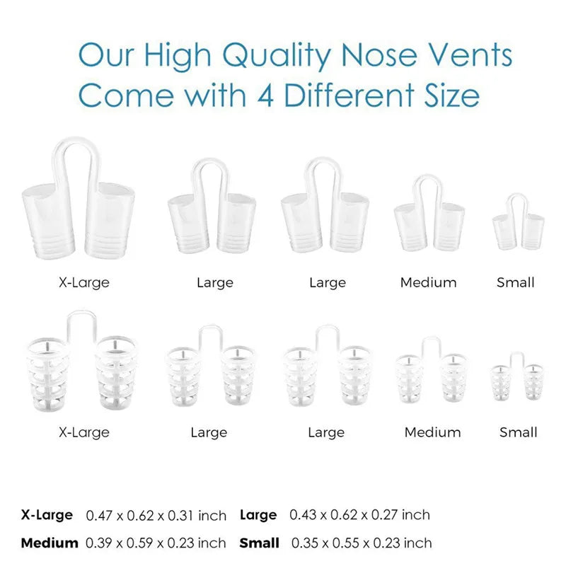 Anti Snoring Anti Snore Nose Clip Silicone Snoring Solution Device Snore Stopper Sleeping Aid Nasal Dilators Health Care