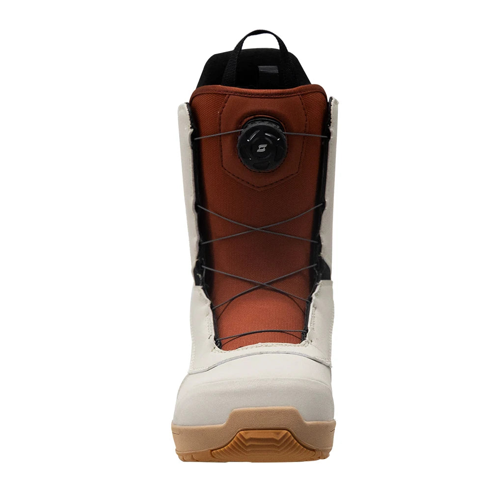 TERROR ONLY Quick Lacing Snowboard Boots FITGO System Single Dial Warm Waterproof Anti-Slip Shoes Men Women