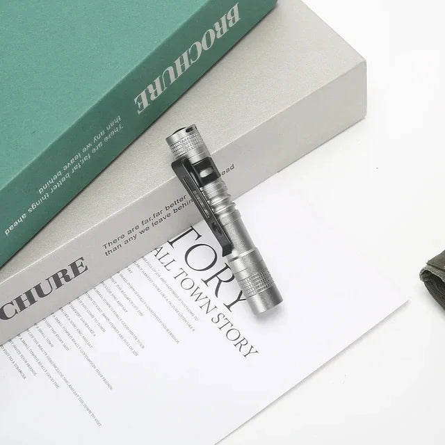 Small Mini LED Flashlight Handheld Pen Light Flashlight Tactical Pocket Torch PenLight with Clip Led Pen Flashlight