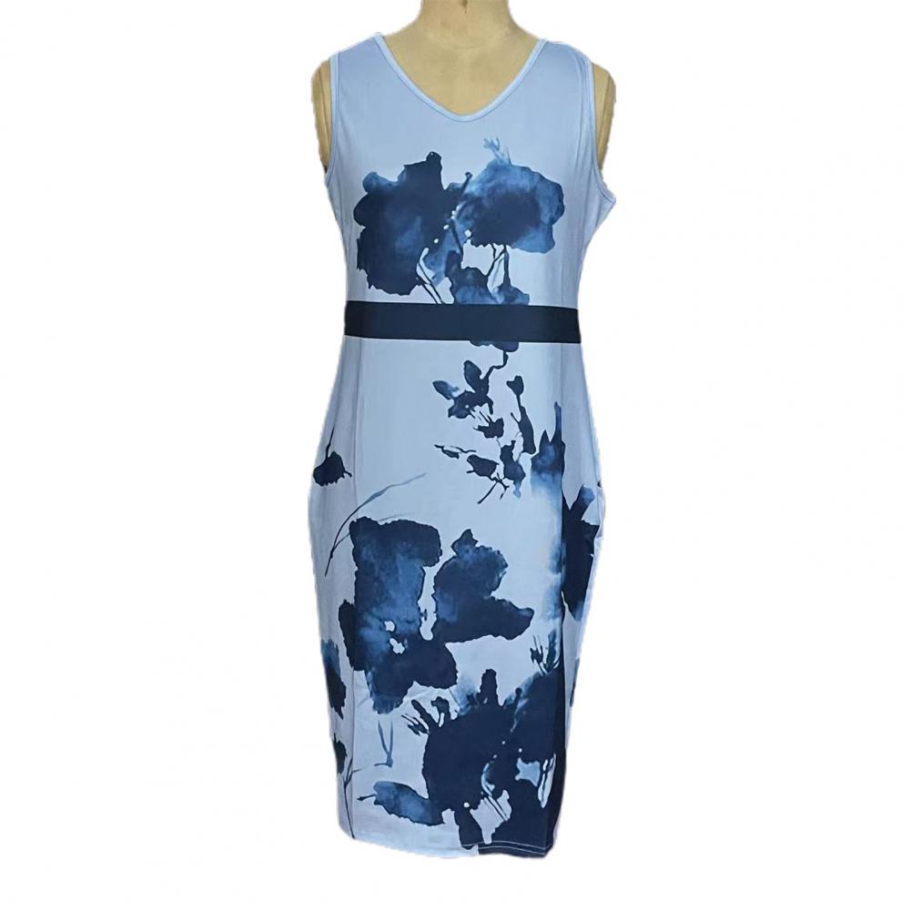 2 Pcs/Set Women Coat Dress Suits Set Floral Print Sheath Midi Dress Open Stitch Dress Suit Jacket Women Outfit Set