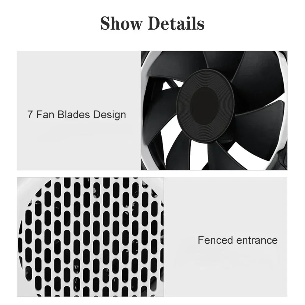 400W Mini Electric Heater 2-speed Quick Heating Home Electric Heater 220V/110V Hot Fan Overheating Protection Air Heat