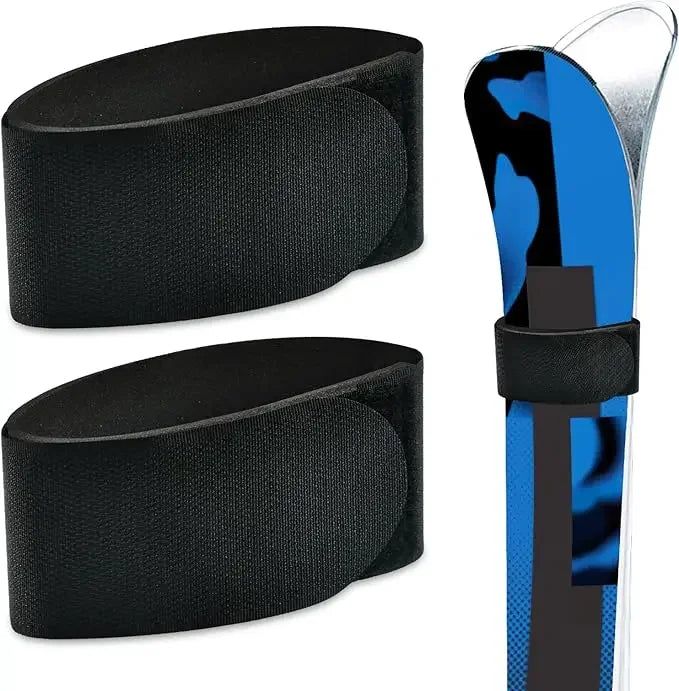 Outdoor Skis Fixing Band Ski Brake Retainer Skiing Straps Skijoring Skis Fixing Band Wrap Snowboarding Straps Sled Ski Accessary