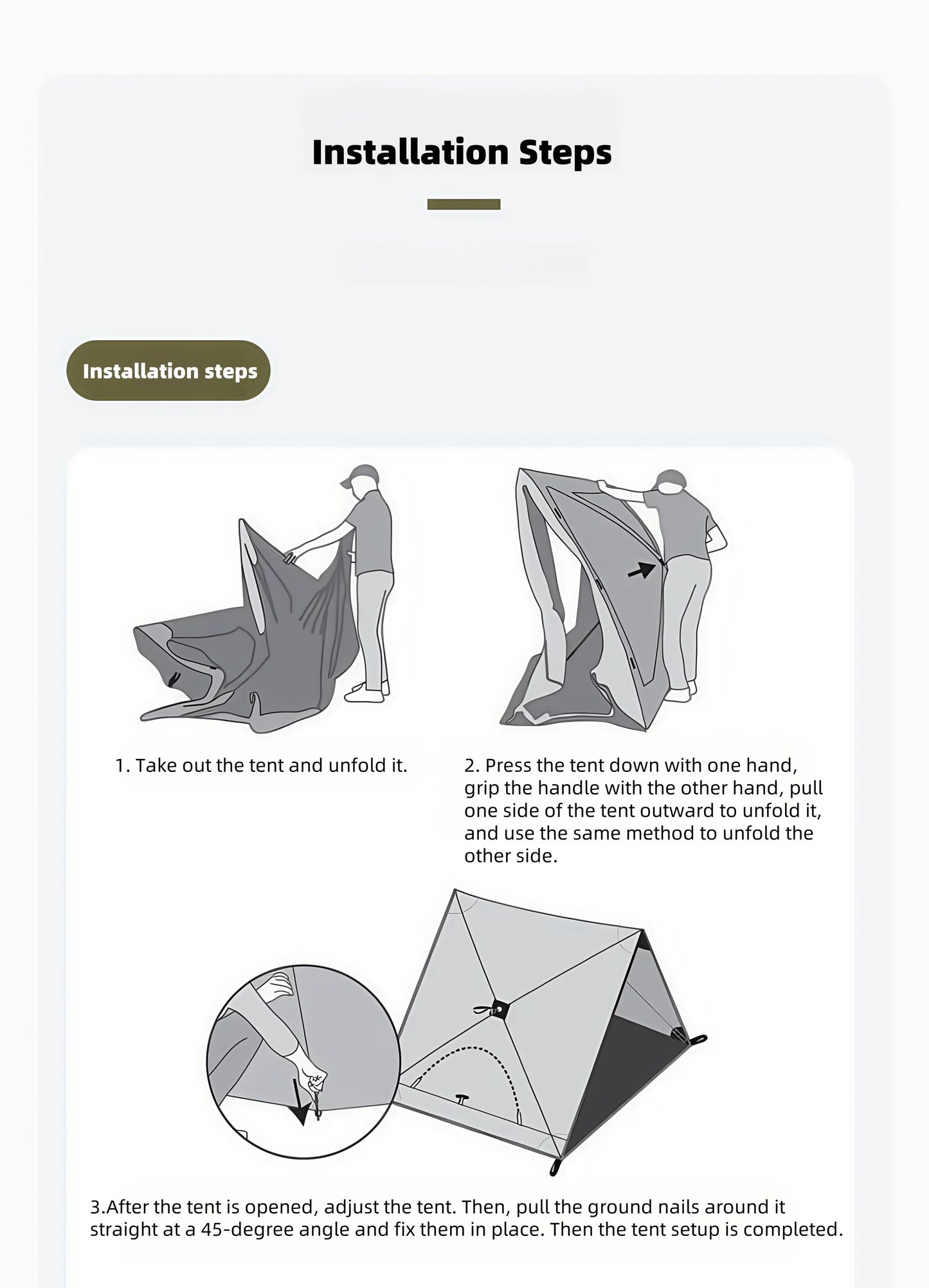 Camping Tent Beach Tent 3-4 Person Family Foldable Shelter Waterproof Automatic Setup For Camping Hiking Traveling
