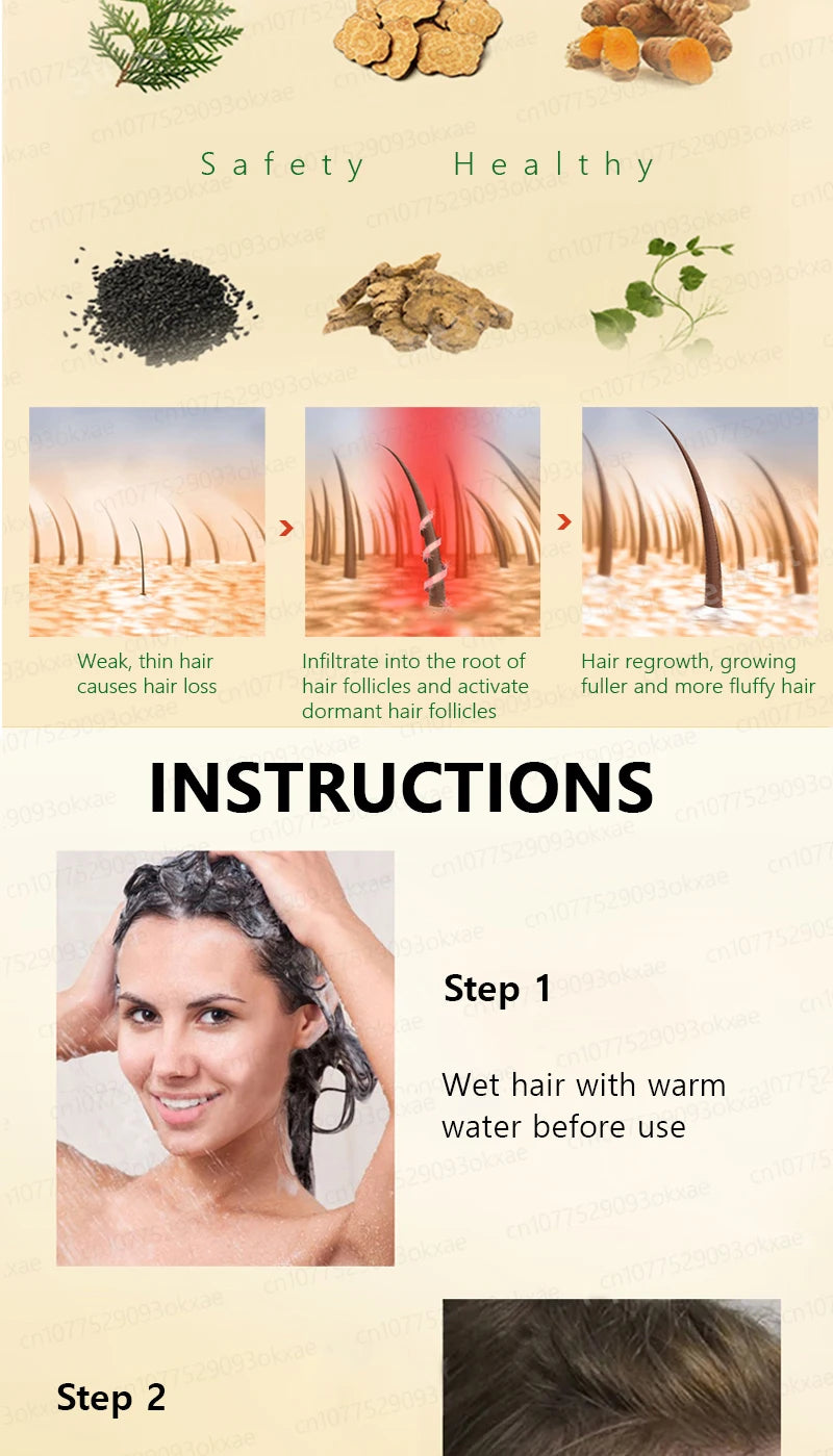 Want to say goodbye to hair loss? Our hair growth products can penetrate the scalp, promote hair growth, and help you regain you