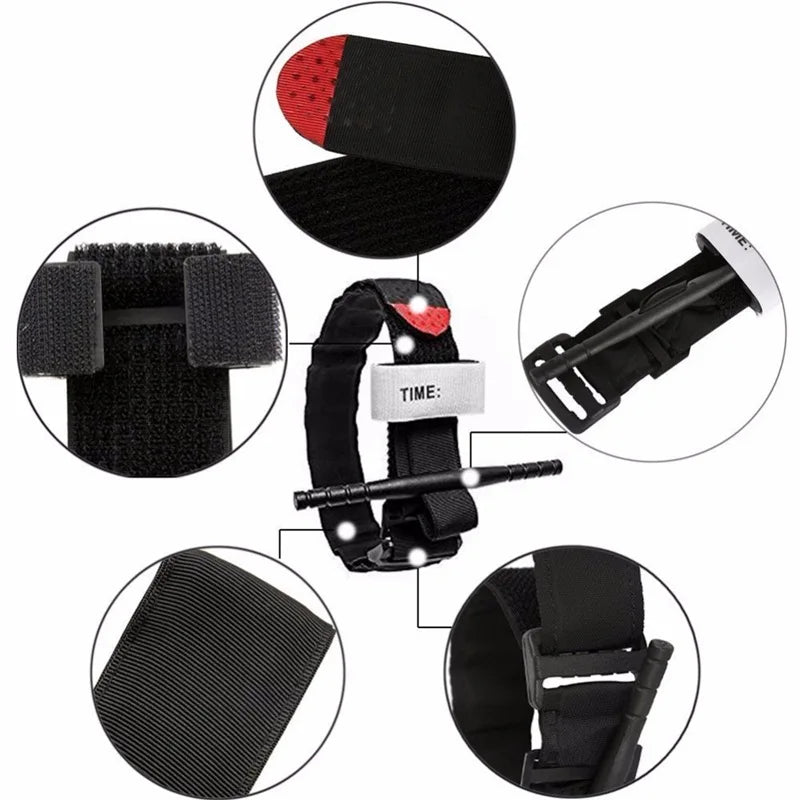 4pcs Tourniquet Survival Tactical Combat Tourniquets Spinning Medical Emergency Belt Outdoor Camping Exploration