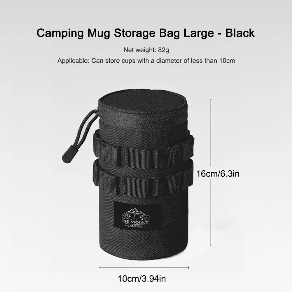 Travel Storage Bag Lightweight Sundries Storage Bag with Hanging Holes Camping Accessory Bag with Handle for Outdoor Travel