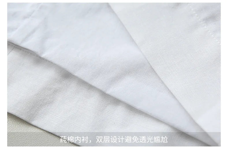 Dresses 2025 Woman Cotton Linen Square Collar Sleeveless Summer White Black Short Mini Holiday Beach Streetwear Elegant Vestidos