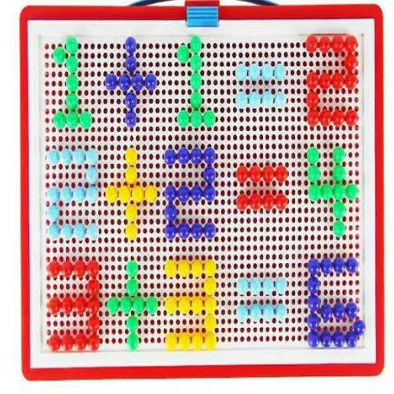 296pcs 3D Puzzle Educational STEM Toys, Mushroom Grain Design Boxed Building Board Games for Kids Learning Activities