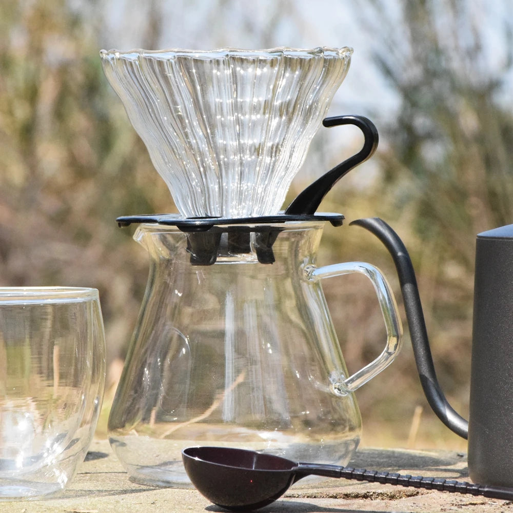 Luxury Coffee Gift Box Set Grinder Hand Pot Glass Drip Filter Household Coffee Coffee Christmas Gift Coffeeware