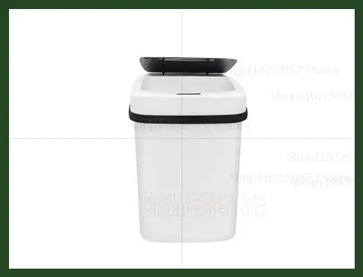 Smart Touchless Trash Can 13L Automatic Sensor Garbage Bin Waterproof Kitchen Bathroom Toilet Waste Bin for Living Room Bedroom