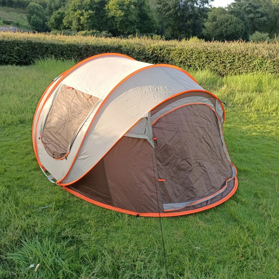5-8 People Quickly Open Fully Automatic Pop-up Tent, Waterproof Camping Boat Tent, Portable Outdoor Tent For Travel