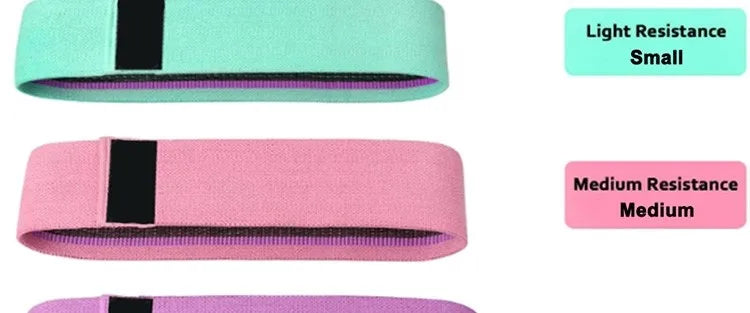 Fabric Resistance Hip Booty Bands Glute Thigh Elastic Workout Bands Squat Circle Stretch Fitness Strips Loops Yoga Gym Equipment