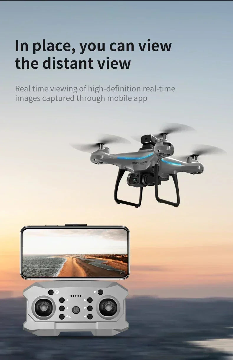 2025 KY102 Drone 8K Professional Dual Camera Brushless Quadcopter Obstacle Avoidance Optical Flow Aerial Drone RC 10000M