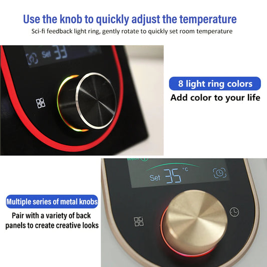 Smart WiFi Thermostat Programmable Knob Temperature Controller Electric Floor Heating Gas Boiler Thermostat for House Office