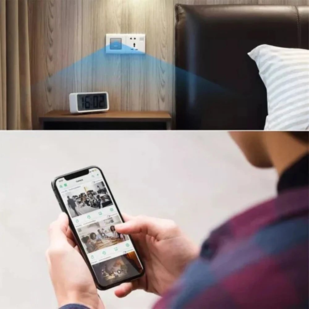 1080P HD Mini Wifi Camera Invisible Espia Cam Night Vision Micro Camcorder 150° Wide Angle IP Webcam Remote Monitoring Magnetic