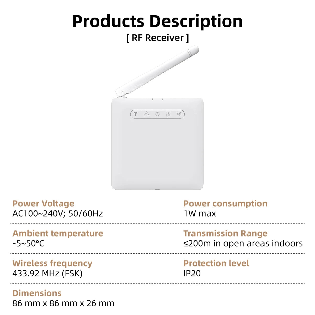 Smart Home Thermostat WiFi Heating Water/Gas Boiler Tuya RF433 Wireless Battery Powered Temperature Controller Alexa Google Home