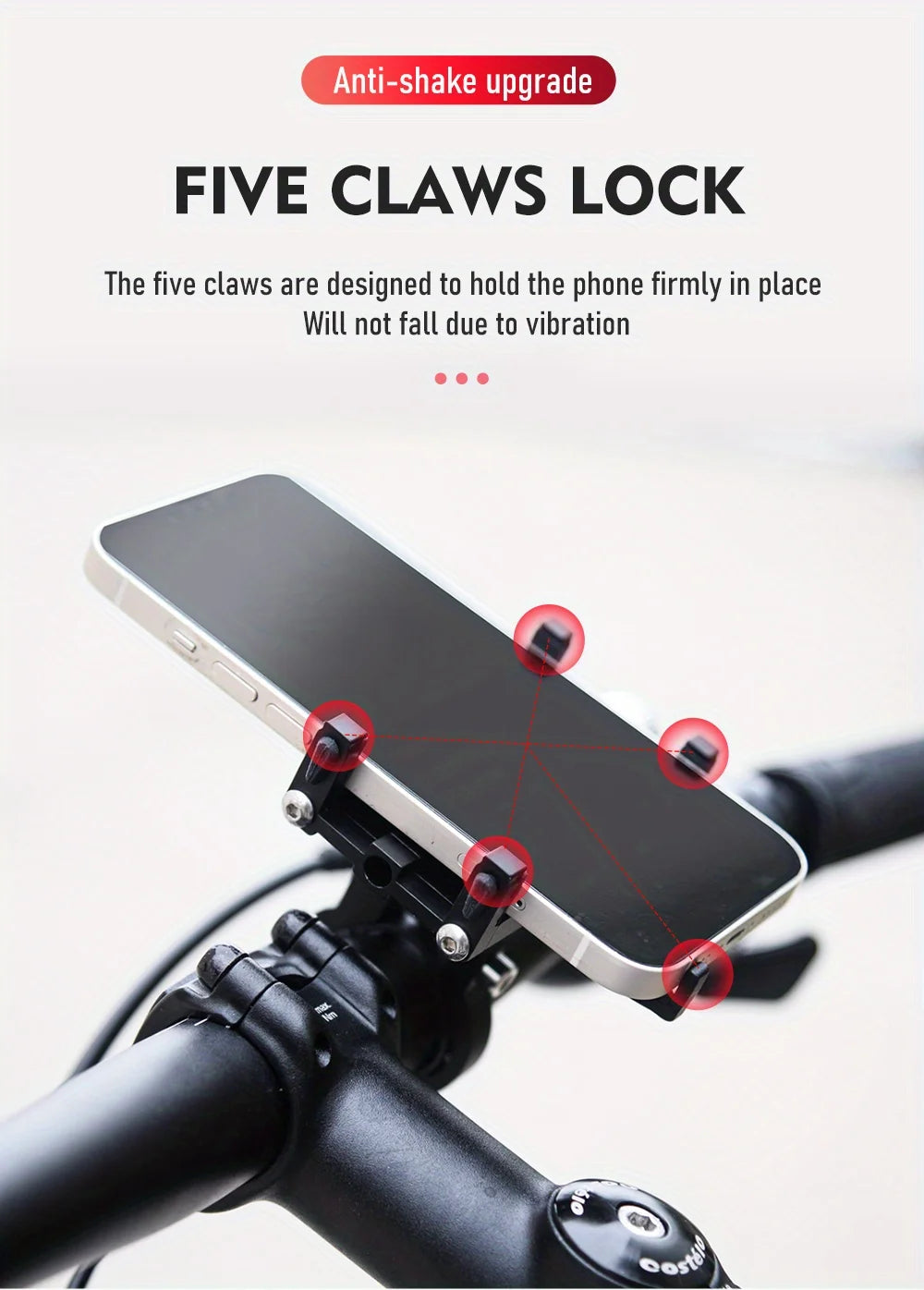 ThinkRider Bicycle Mobile Phone Rack Aluminum Mountain Road Car Navigation Takeout Rider Driving Special Support