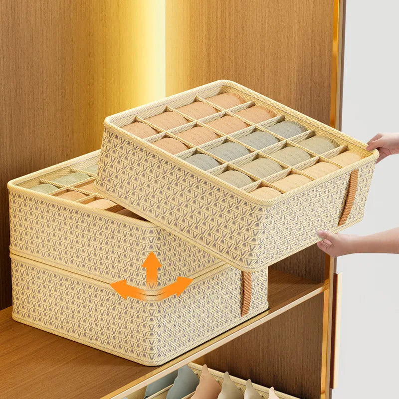 Closet Organizer Underwear Drawer Organizer Socks Bra Clothing Storage Box Wardrobe Organizer Clothes Cabinet Drawer Organizers