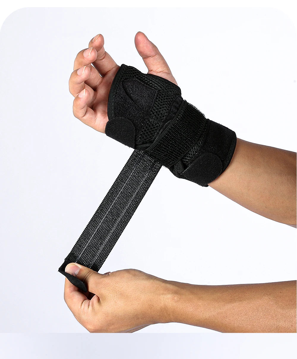 1PCS Wrist Splint Carpal Tunnel Protector Wrist Support Hand Brace Palm Wrap Wrist Injury Fracture Fixed Orthopedic Wristband