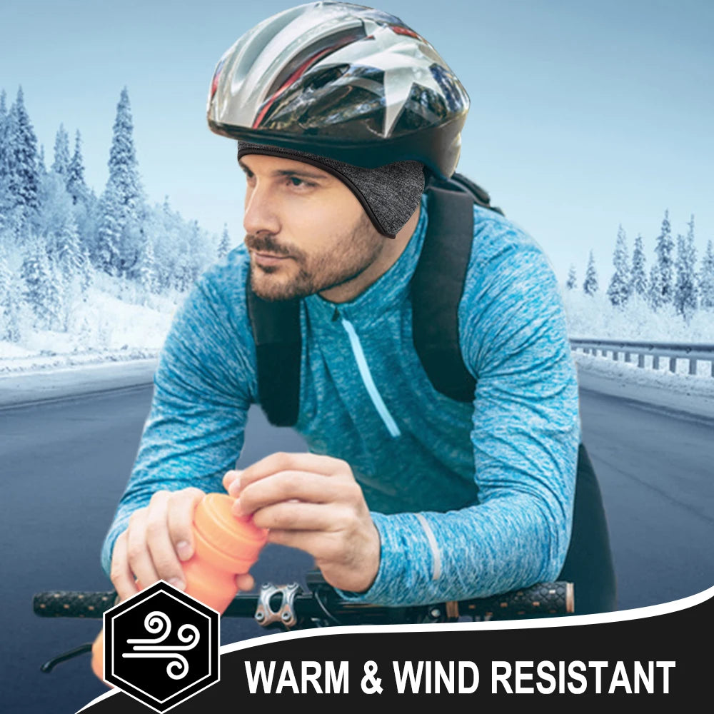 Thermal Fleece Headband Winter Warm Sweatband Head Band Gym Yoga Sport  Cycling Training Running Fitness Hair Bandage Men Women
