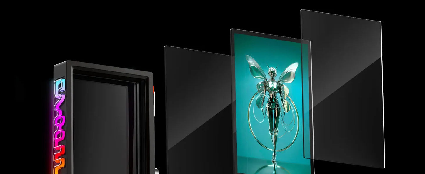 Divoom Times Frame Smart HD Screen | 10.1" DIY Digital Clock | Crypto Stocks Weather Calendar | Tech Gift Desk SetupPicture FramesGoWisse.com