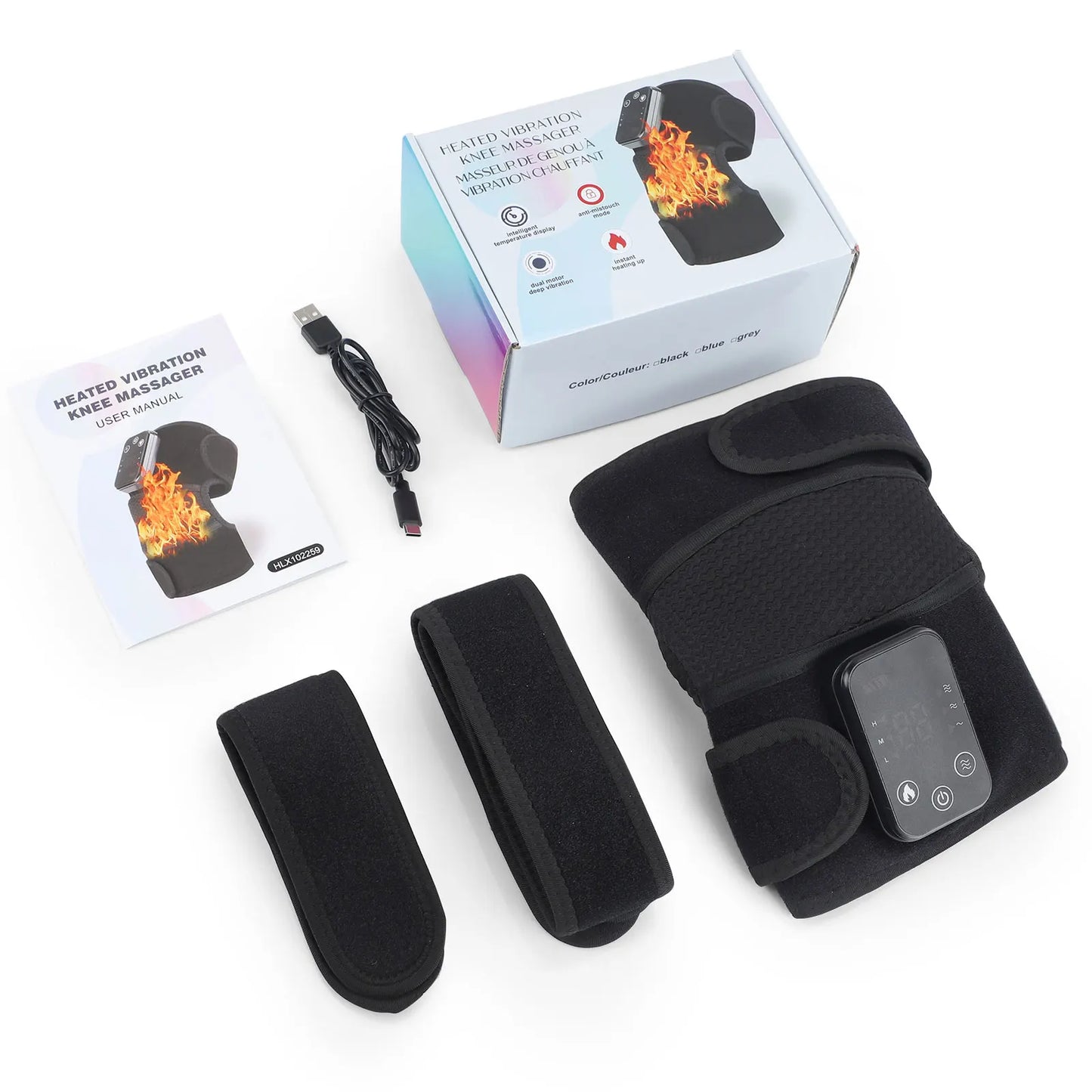 Electric Heating Shoulder Brace LED Display Vibration Shoulder Massage Support Belt Strap For Joint Brace Care Muscle Relaxation