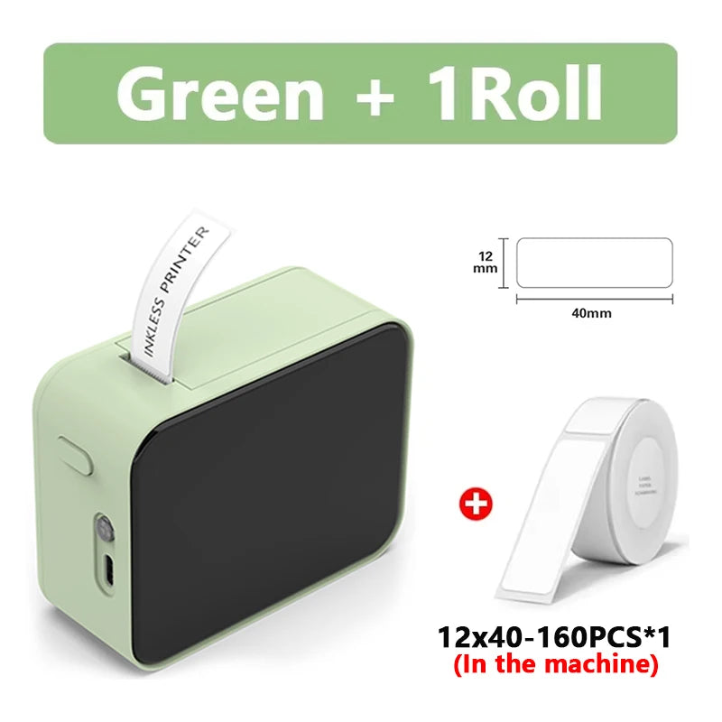 Marklife P15 Mini Portable Thermal Printer Wireless Bluetooth Label Tag Maker For Home Office Labeling Sticker Machine With USB