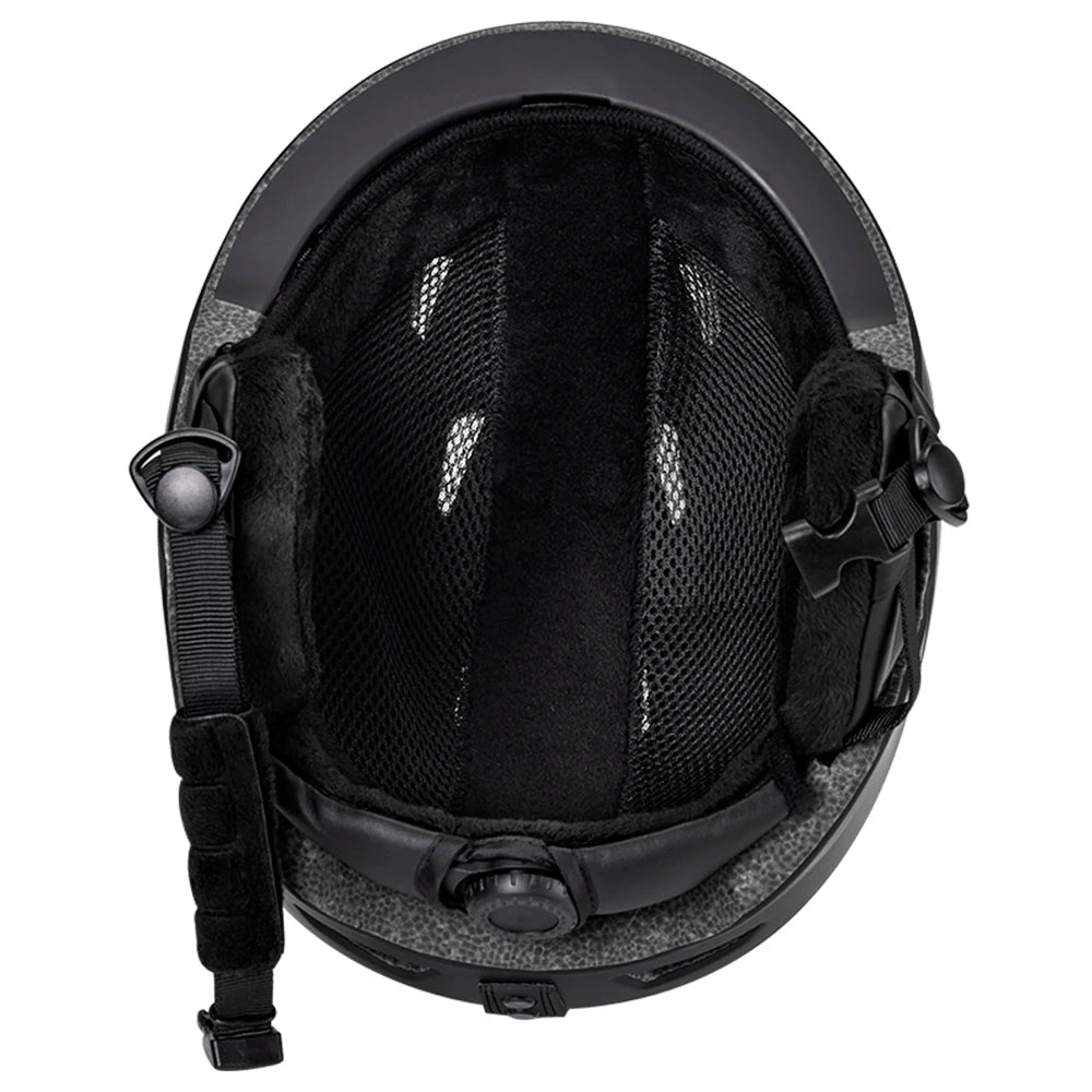 Ski Helmet Integrated Warm Snow Sports Helmet Adjustable Lightweight Comfortable Winter Snowboard Helmet with 14 Air Vent Holes
