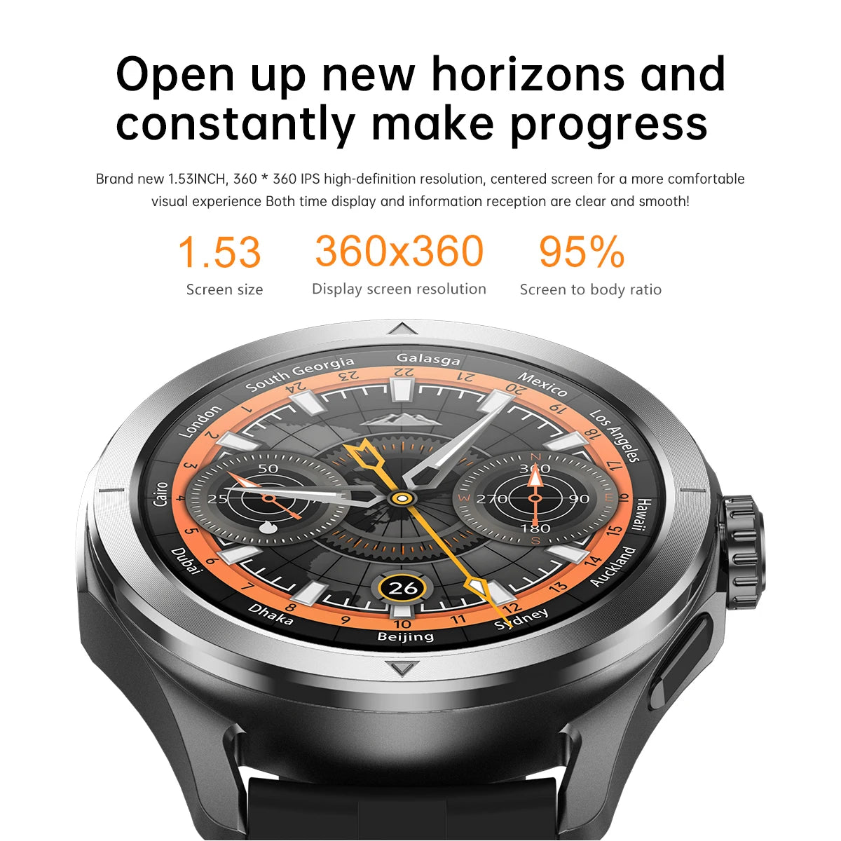 New For Xiaomi S4 Ultra Outdoor Sport Men HD AMOLED Display GPS Track Altimeter Heart Rate Bluetooth Call Waterproof Smart Watch