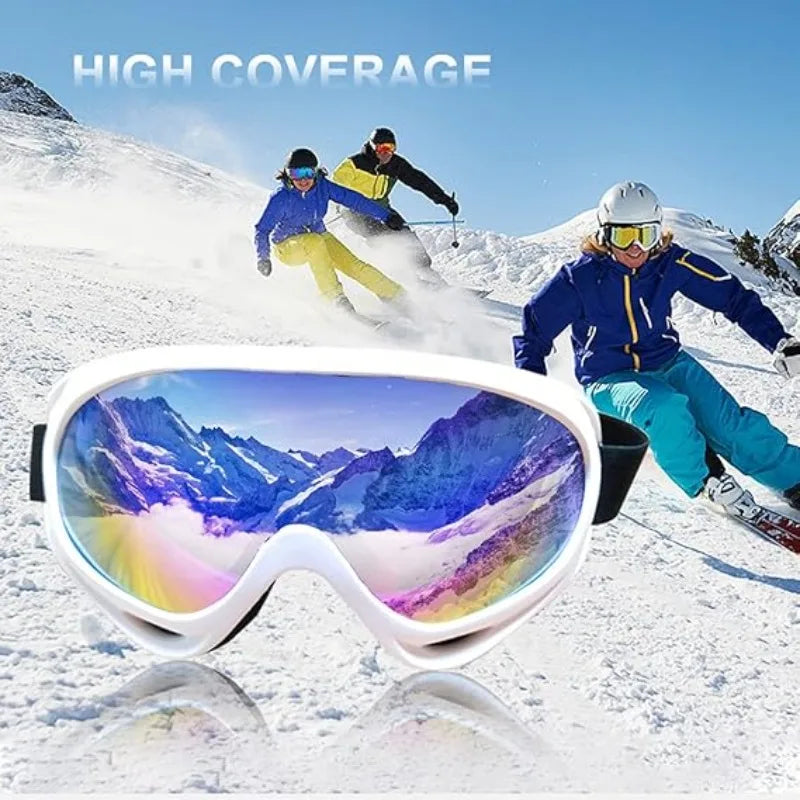 Outdoor Sport Ski Goggles Anti fog UV400 Protection Ski Mask Male Female Anti-Fog Big Face Snow Glasses Snowboard Skiing Eyewear