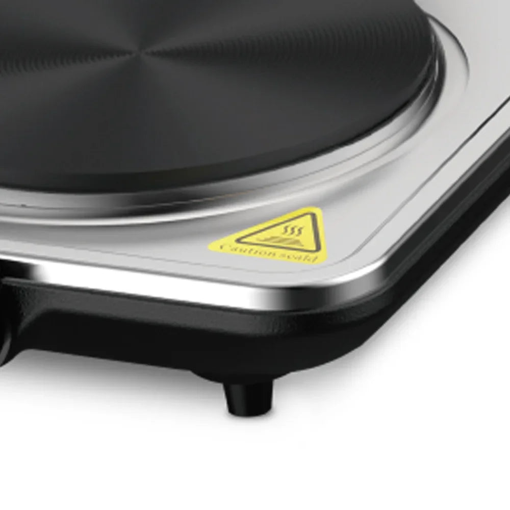 USA Double Head Electric Ceramic Stove Induction Cooker Double Oven Household High Power Stainless Steel Cookware 220V