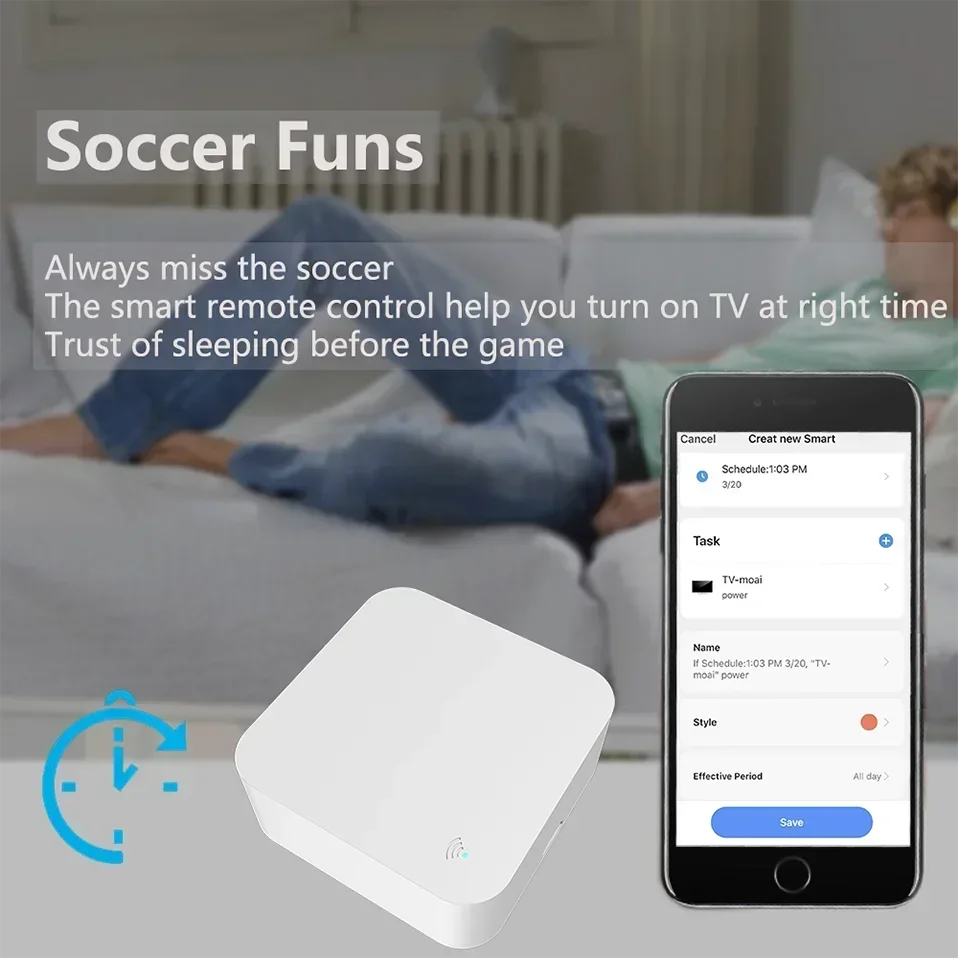 Tuya WiFi IR Remote Control Smart Universal for TV Air Conditioner Alexa Remote Control Work with Google Home Yandex Google