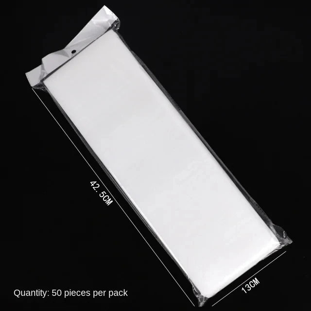 50PCS/100PCS Disposable Hair Dye Foam Paper Professional Hair Coloring Highlighting Strips Tools