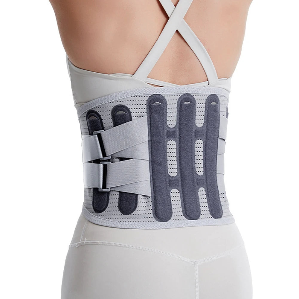 Lumbar Support Belt Adjustable Lumbar Brace Scoliosis Fitness Weight Lifting Squatting Hard Pulling Belt Abdominal Muscle