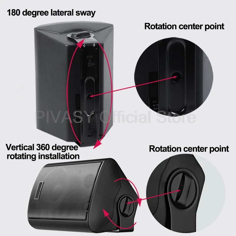 50W 8.5 Inch Bluetooth Speaker Audience High Power Speaker Amplifier Smart Sound Box High Fidelity Home Cinema for TV PC Desktop