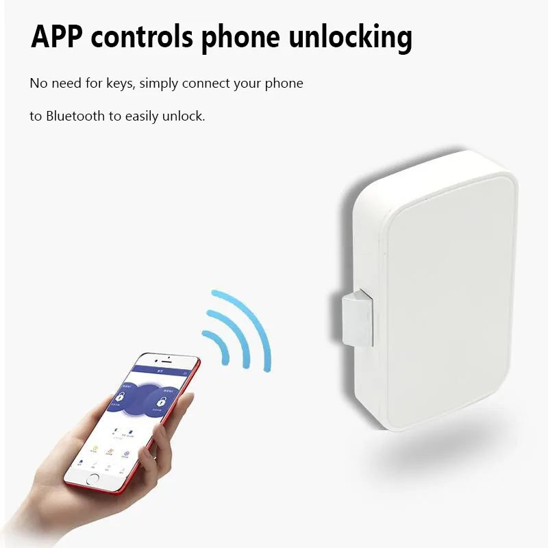 Tuya Smart Lock Home File Cabinet Furniture Drawer Electronic Lock Wireless APP Bluetooth Keyless Invisible Locks with Gateway