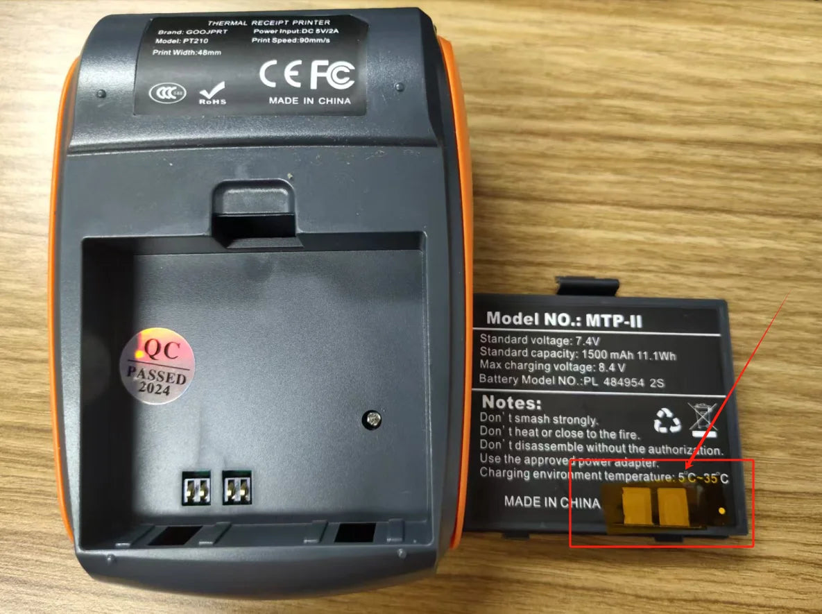 Mini Receipt Printer Portable, Bluetooth, Ticket ,Bill Receipt, POS, iOS/Android