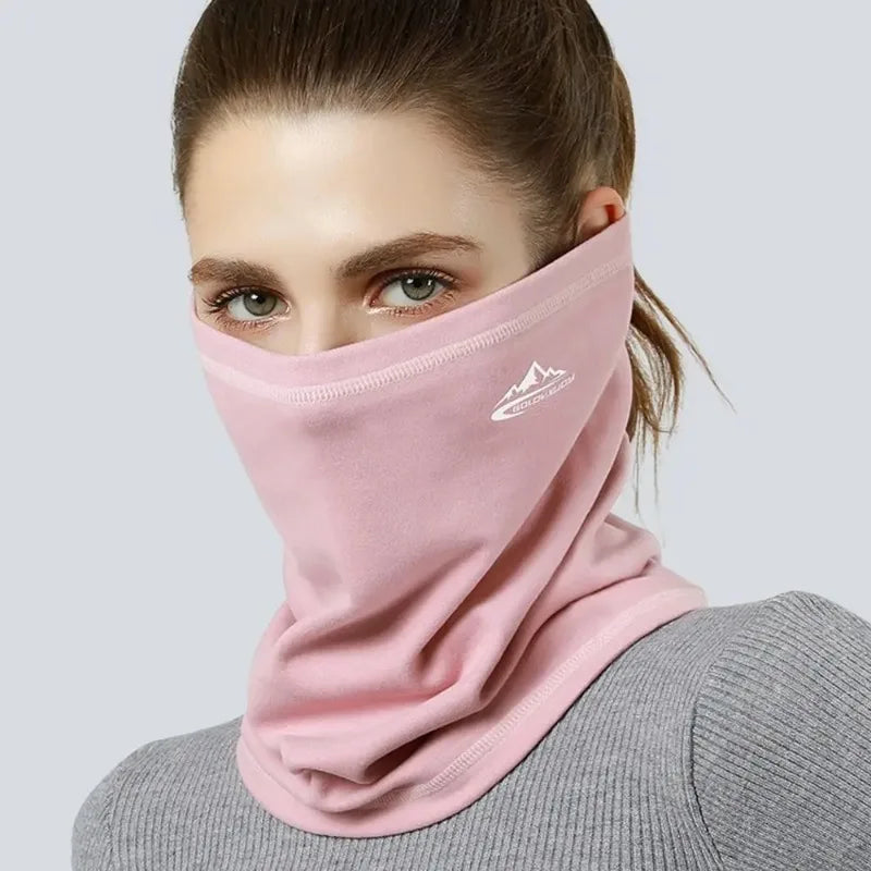 Winter Outdoor Cycling for Both Men and Women, with Plush Warm and Windproof Headscarves and Neck Covers for Face Protection