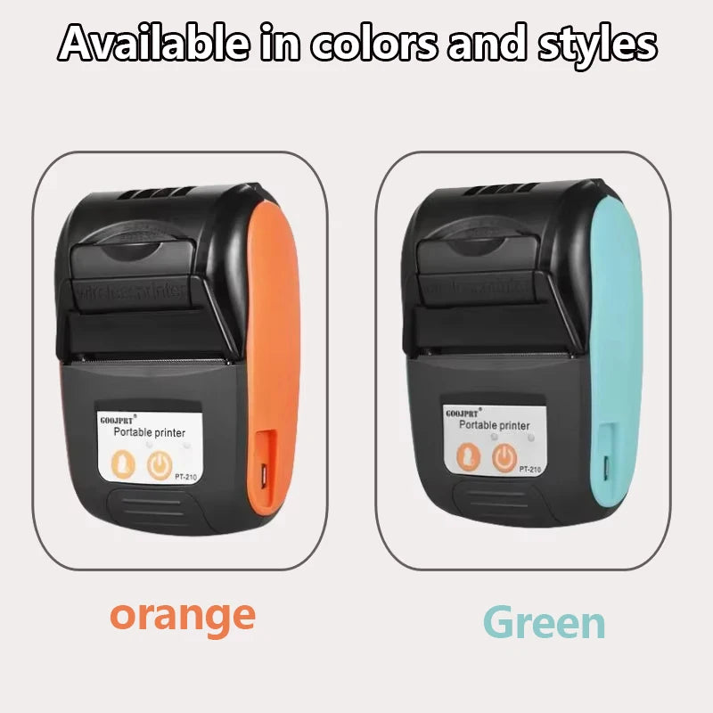 Mini Receipt Printer Portable, Bluetooth, Ticket ,Bill Receipt, POS, iOS/Android