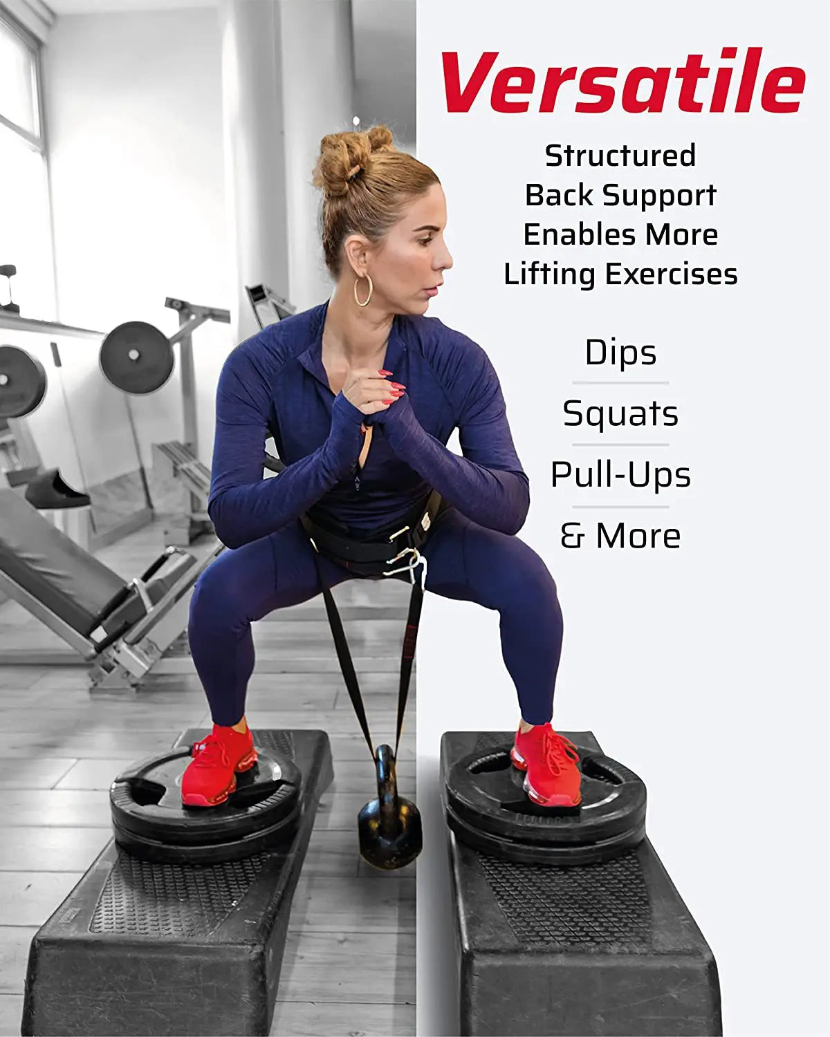 EVA Weight Lifting Fitness Belt Squat Hard Pull Lifting Gear Equipped with Professional Strength Training Waist Protection