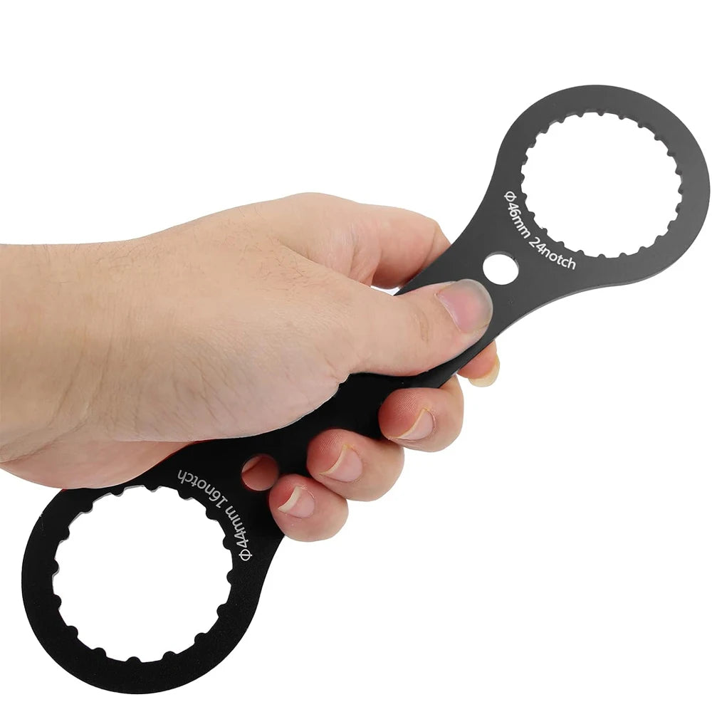 Bicycle Bottom Bracket Wrench Spanner Bike BB Wrench Removal Installation Tool Remover BB39 BB44 BB46 BB40.5 16/24 Notch