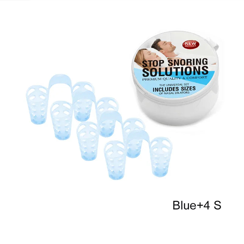 Anti Snoring Anti Snore Nose Clip Silicone Snoring Solution Device Snore Stopper Sleeping Aid Nasal Dilators Health Care