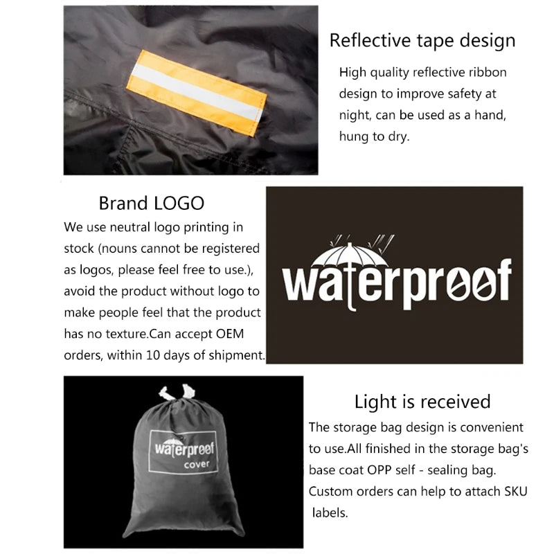 Outdoor Bike Cover MTB Mountain Road Bike Cover Protector for Case Protective Gear Dustproof Waterproof UV Prote