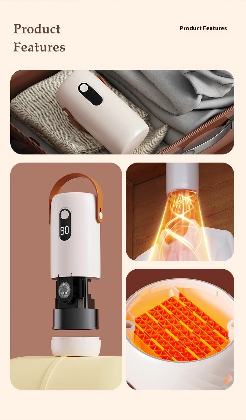 Portable Clothes Dryer Compact Electric Drying Machine for Home Foldable Clothes Dryer Convenient clothing drying in dormitories