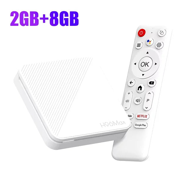 Newest H96 MAX H313 Smart TV Box Android 14 2GB 8GB 16GB Wifi6 BT 4K HD Google Voice Media Player AV1 Set Top BoxStreaming & Home Media PlayersGoWisse.com