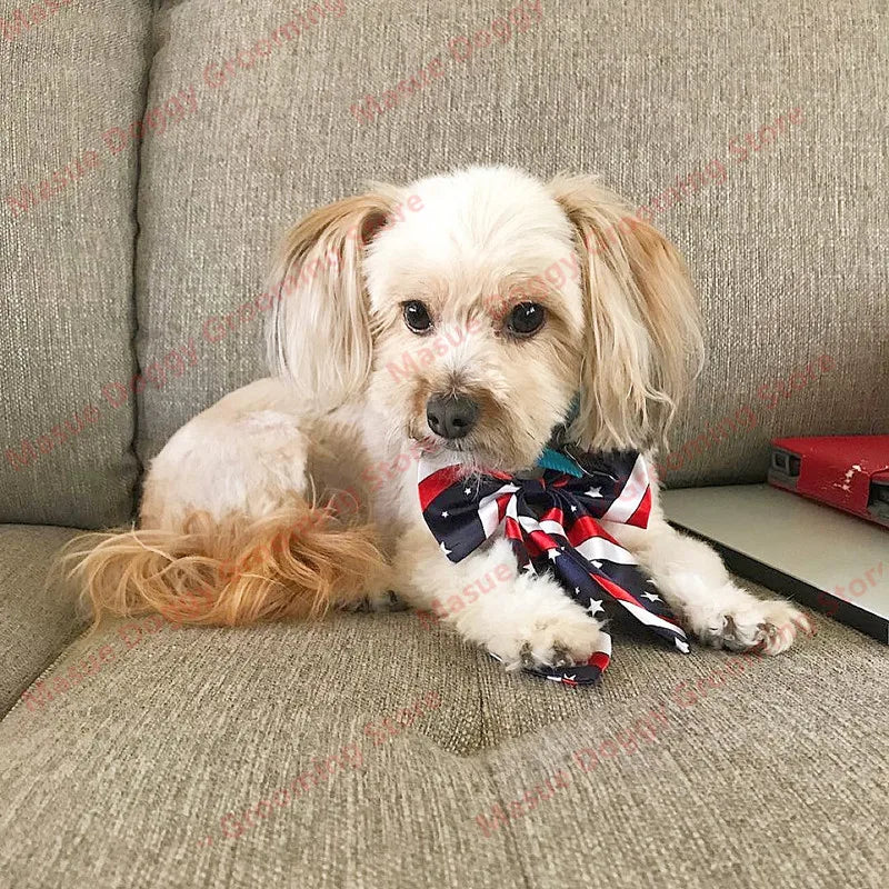 Bulk Dog Bow Tie For Big Dog Bowties Neckties Solid Dog Pet Grooming For Dog Wedding Supplies Dog Accessories For Small Dogs