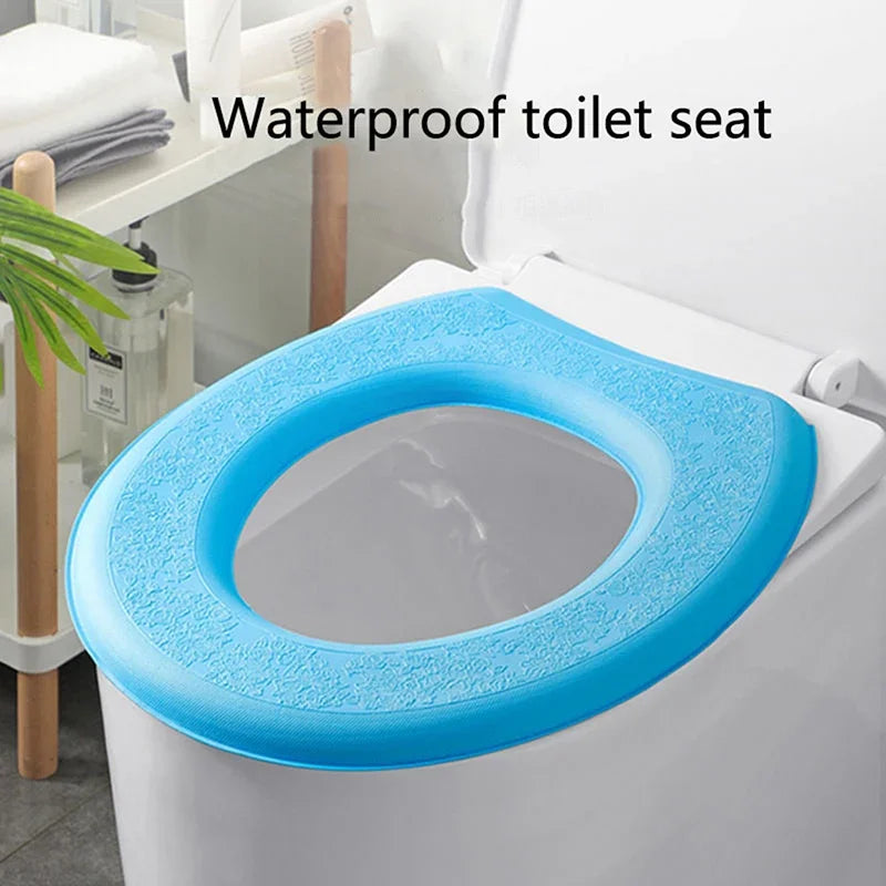 O-shape Toilet Seat Cover Washable Closestool Mat Toilet Cover Accessories